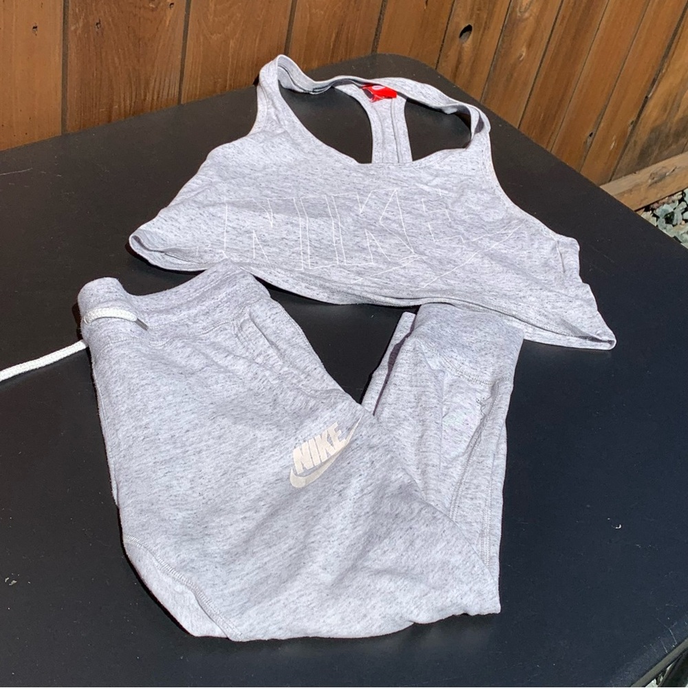 Nike Gray Track Pants & Joggers